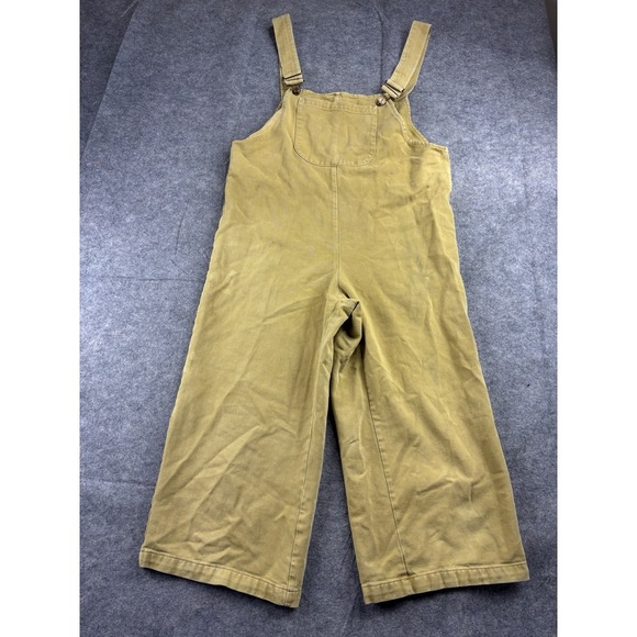 ZARA Wide Leg Cropped Utility Overalls Urban Y2K Streetwear Trendy Women M SEE - Picture 2 of 11